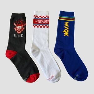 Stranger Things Kids Radio Demons Socks -
8-12